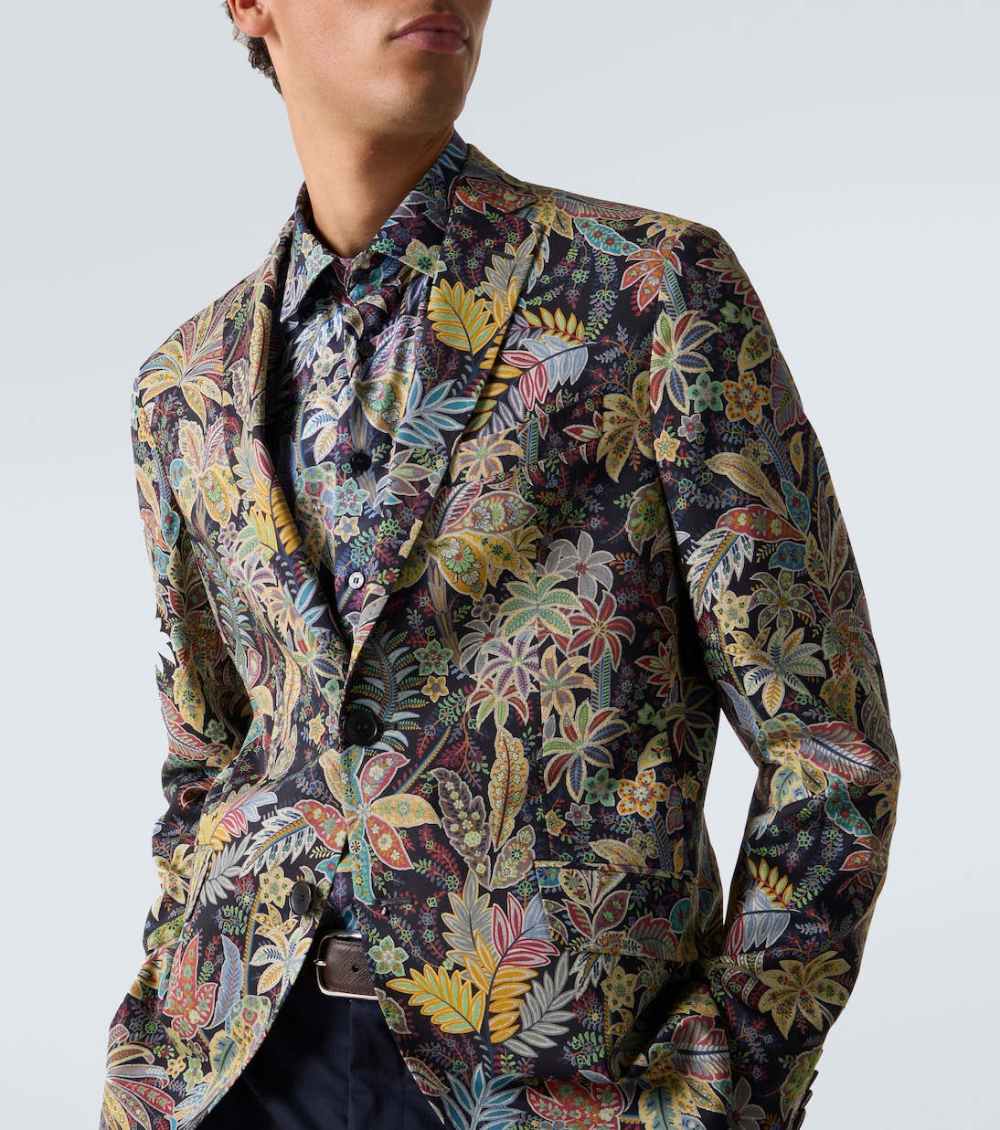 Roma printed wool-blend blazer | Etro