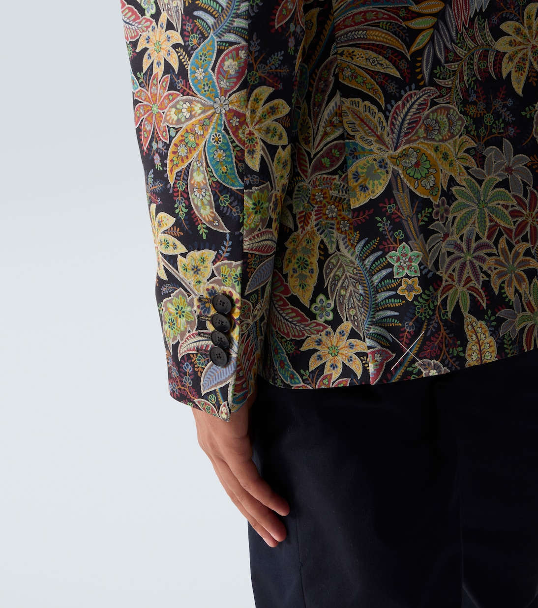 Roma printed wool-blend blazer | Etro
