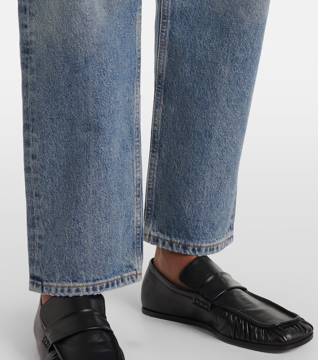 Mid-Rise Straight Jeans | Agolde