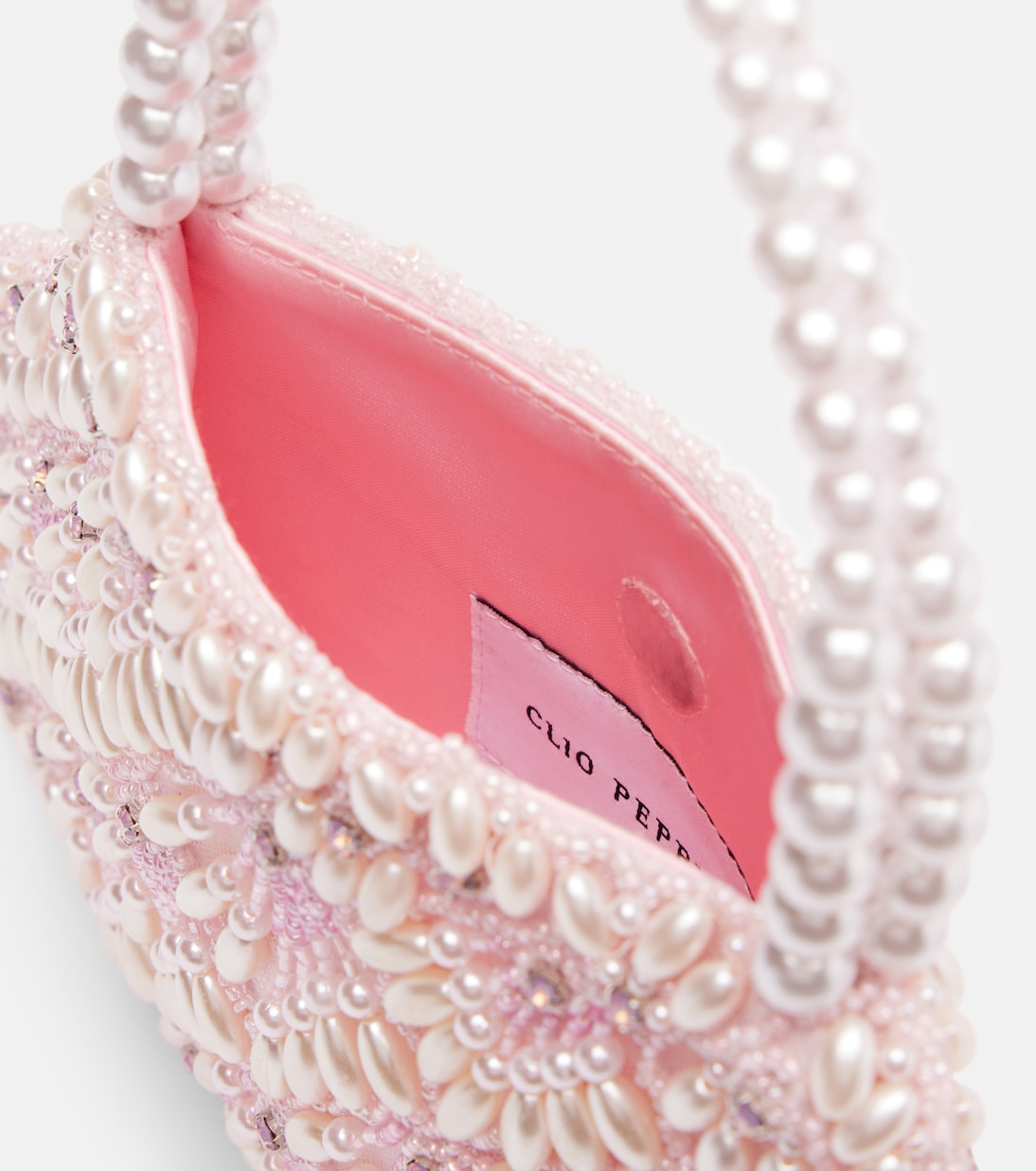 Scallop Mini embellished tote bag | Clio Peppiatt