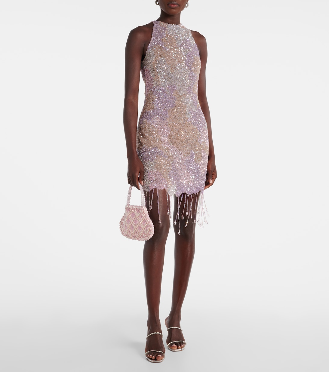 Scallop Mini embellished tote bag | Clio Peppiatt