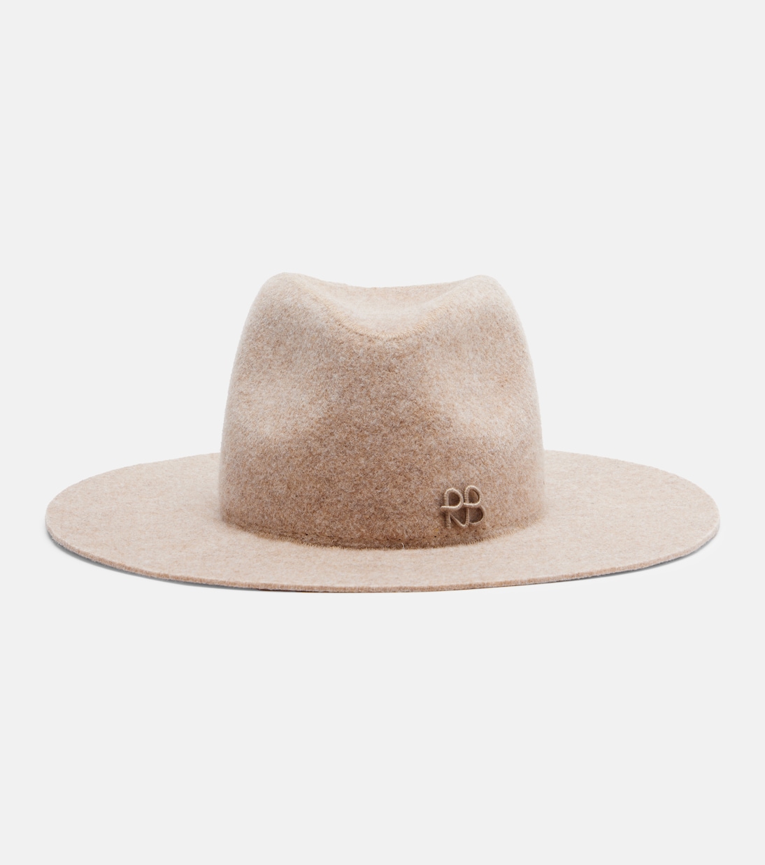 Monogram wool-blend felt fedora | Ruslan Baginskiy
