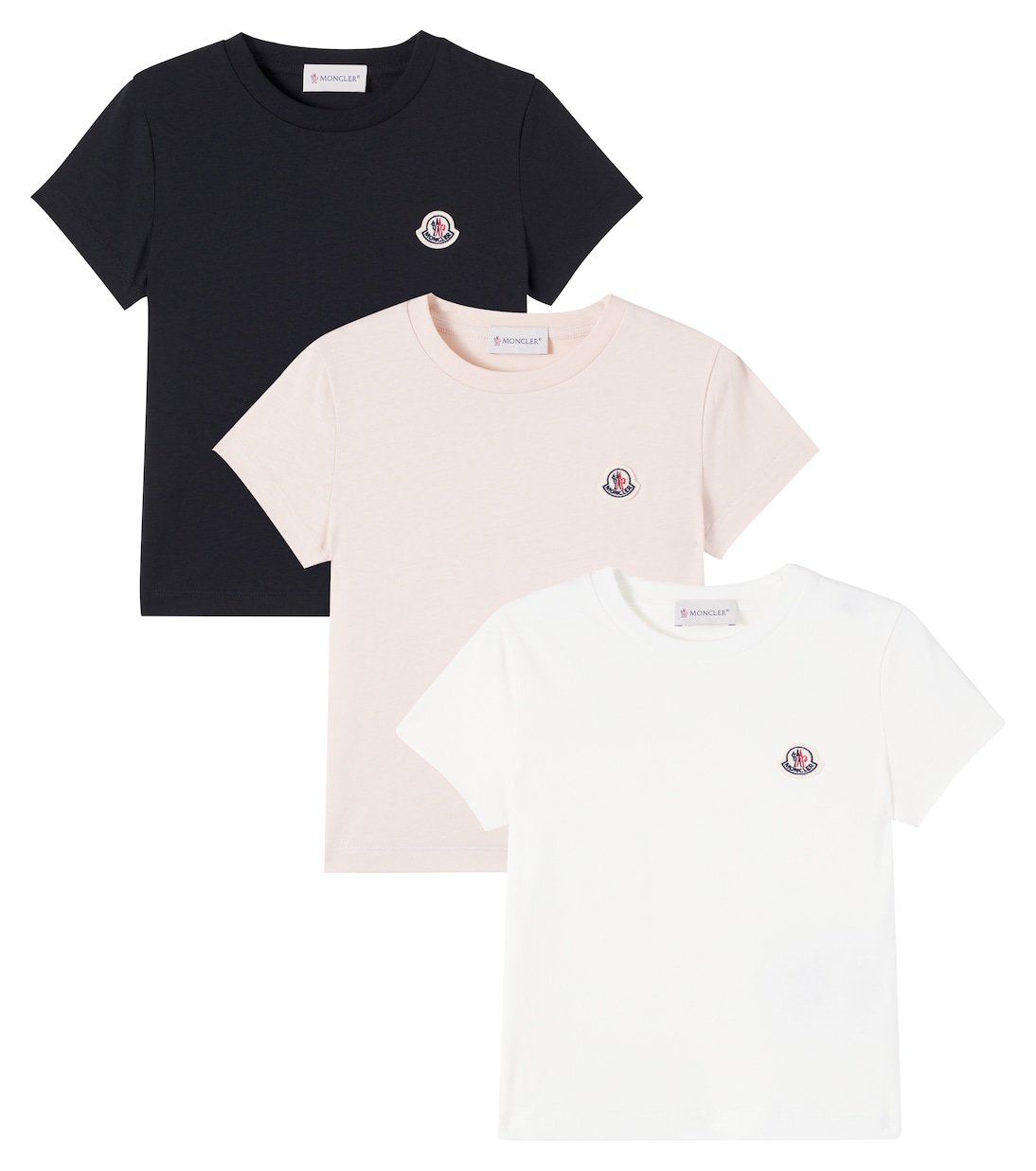Set of 3 cotton jersey T-shirts | Moncler Enfant