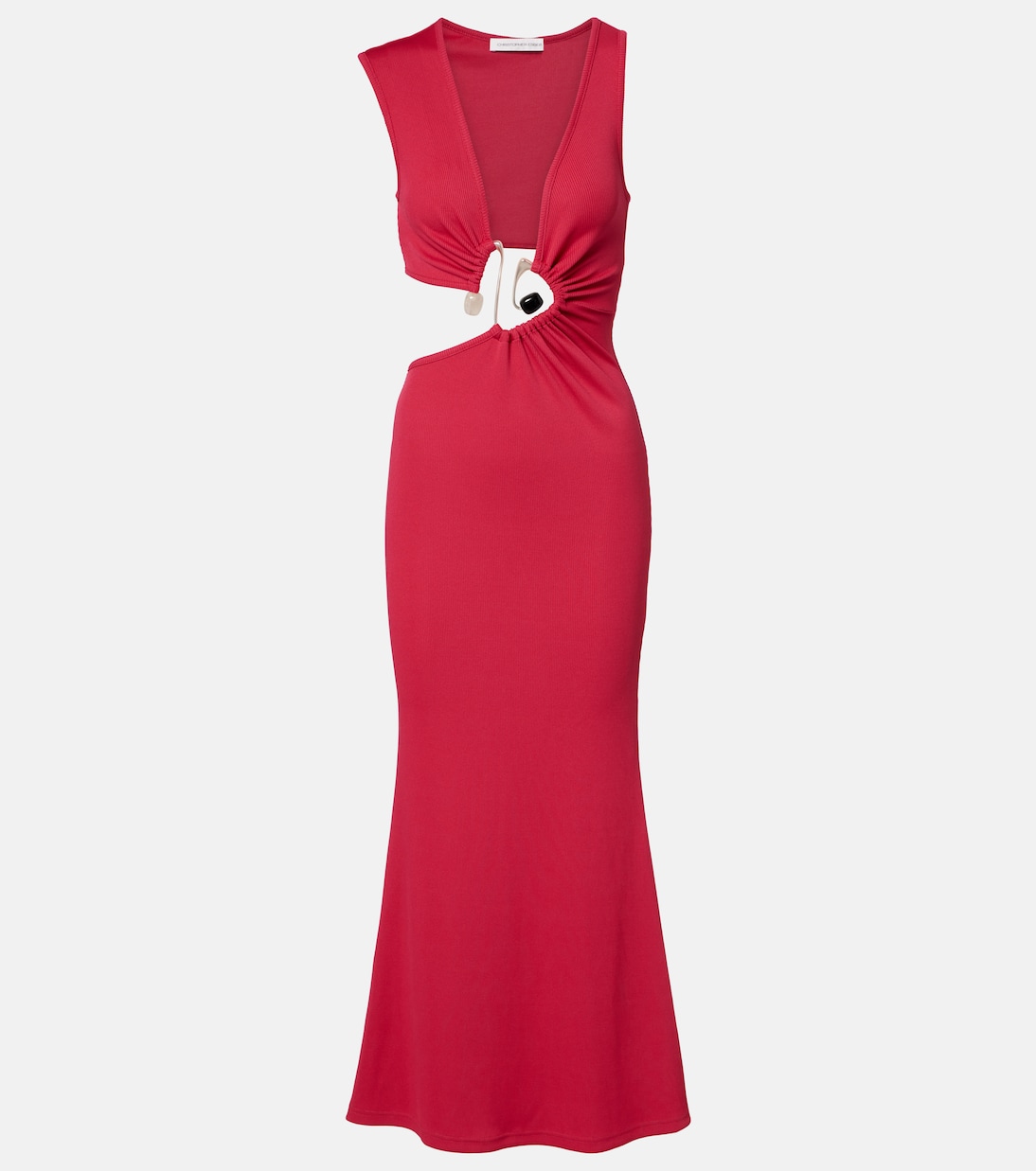 Cutout gathered maxi dress | Christopher Esber