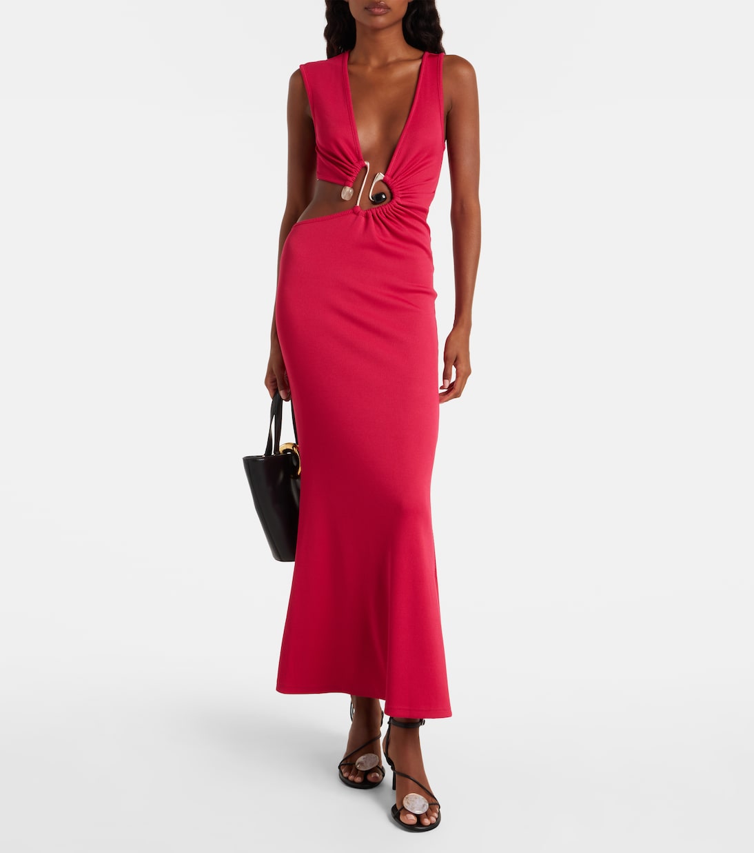 Cutout gathered maxi dress | Christopher Esber