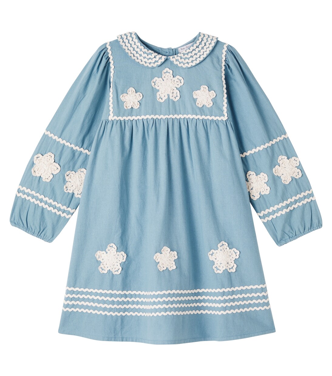 Robe Inga brodée en coton | Bebe Organic