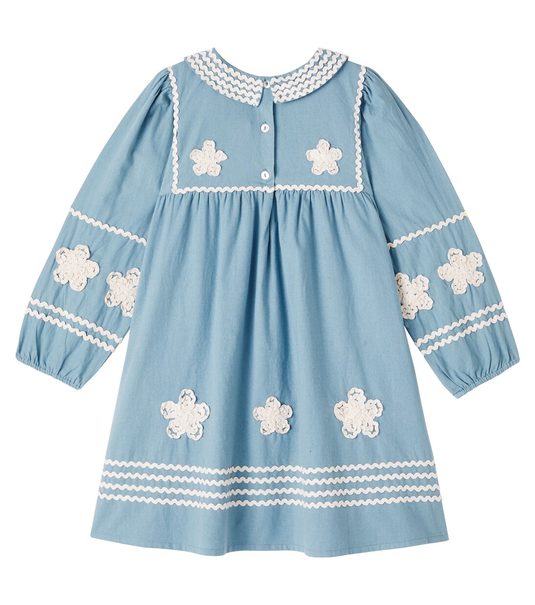 Robe Inga brodée en coton | Bebe Organic