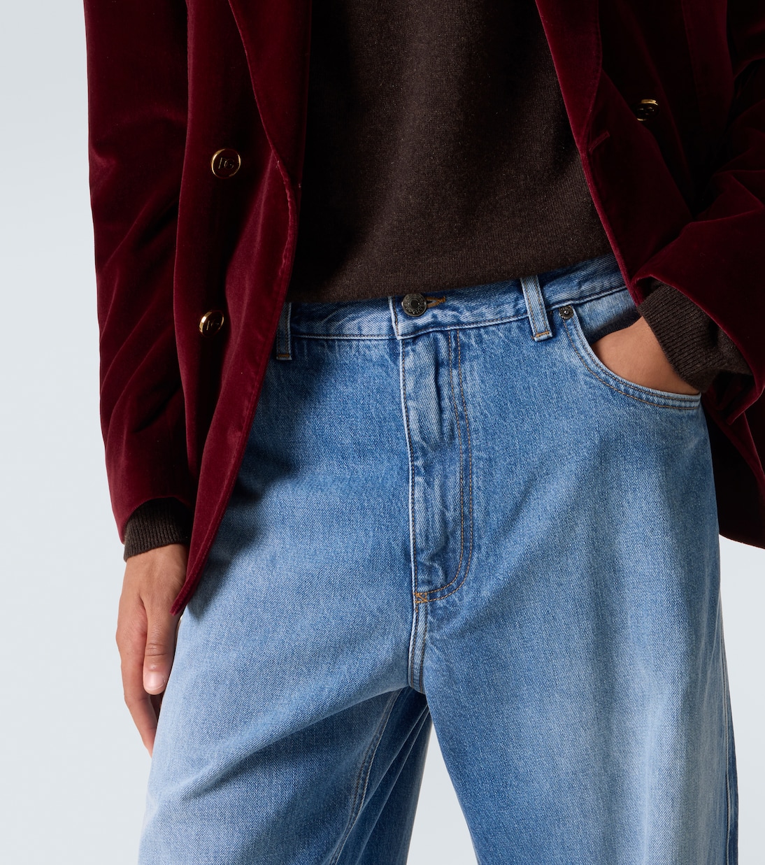 Mid-rise wide-leg jeans | Dolce&Gabbana