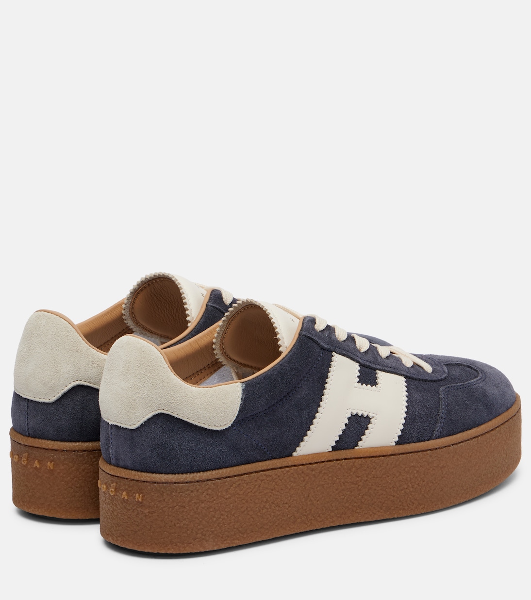 Plateau-Sneakers Hogan Cool aus Veloursleder | Hogan