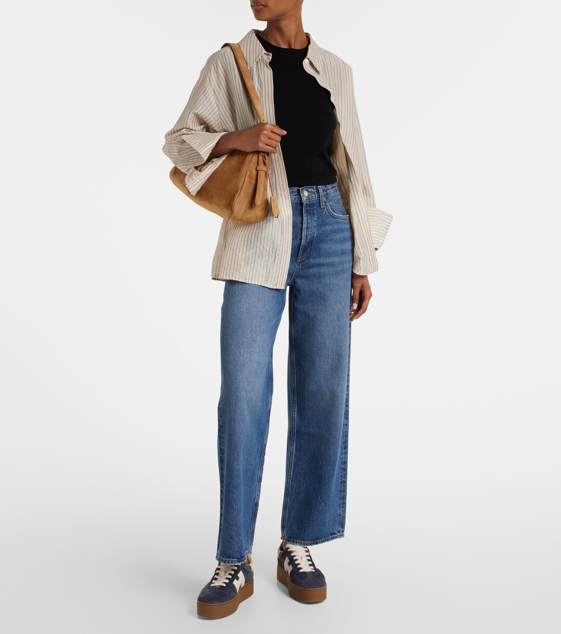 Plateau-Sneakers Hogan Cool aus Veloursleder | Hogan