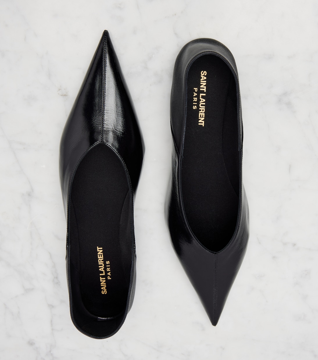 Ballerinas Carolyn aus Leder | Saint Laurent