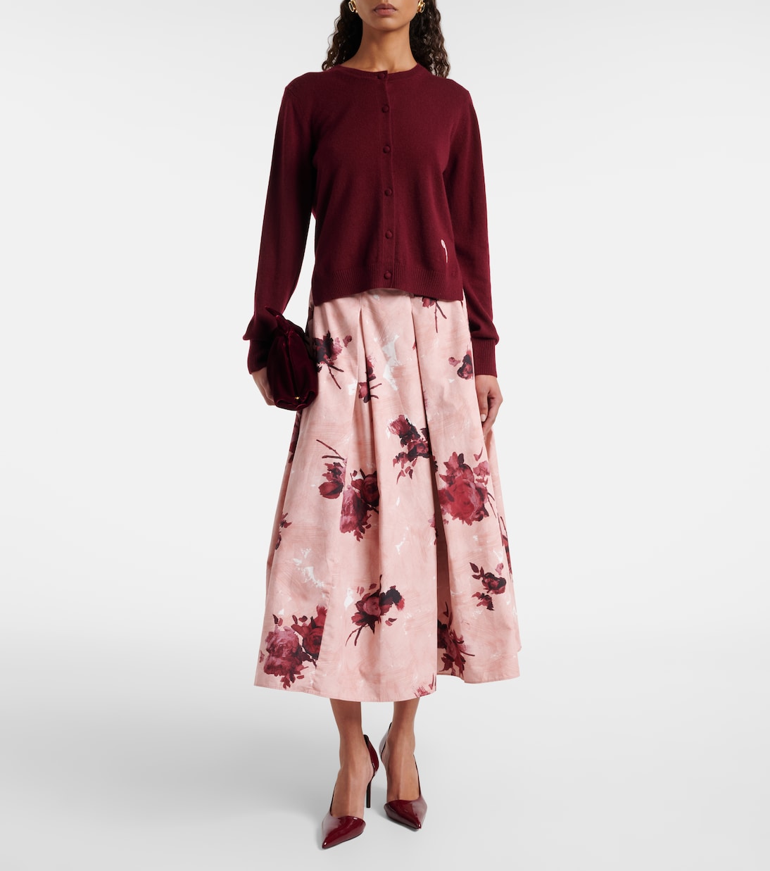 Embroidered cashmere and wool cardigan | Erdem