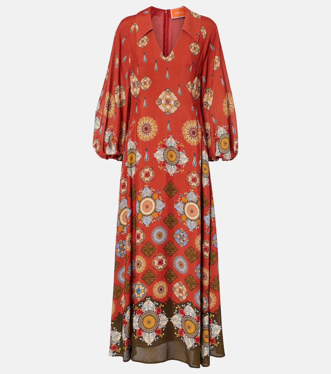 Abito lungo Diva con stampa | La DoubleJ