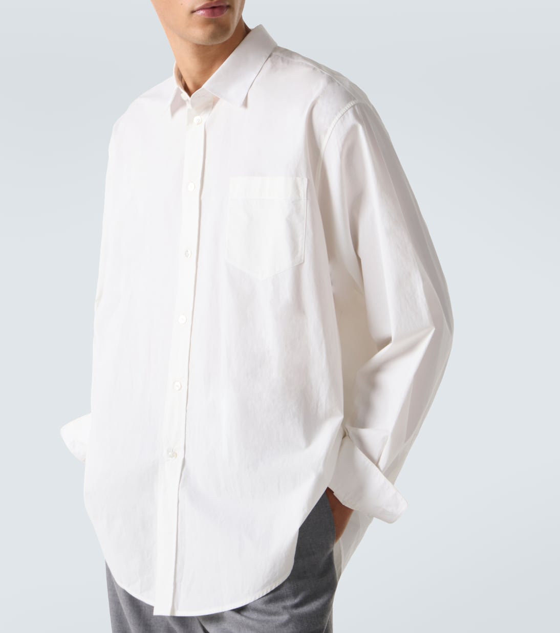 Thane cotton poplin shirt | The Row