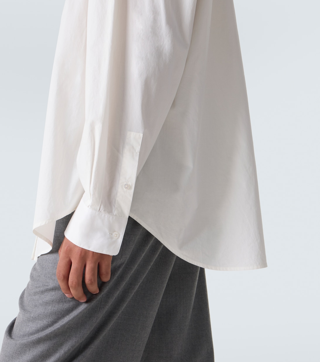 Thane cotton poplin shirt | The Row
