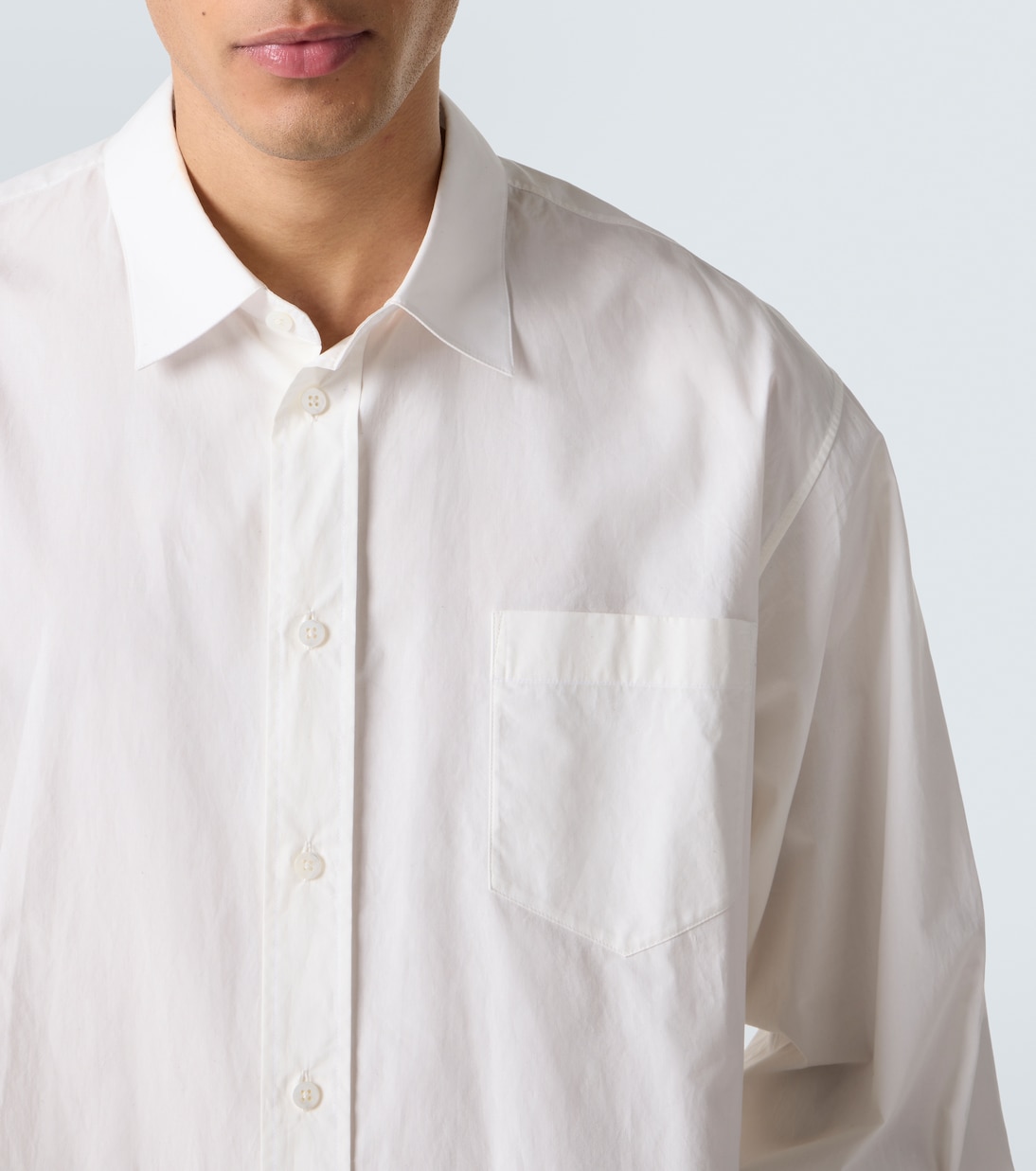 Thane cotton poplin shirt | The Row