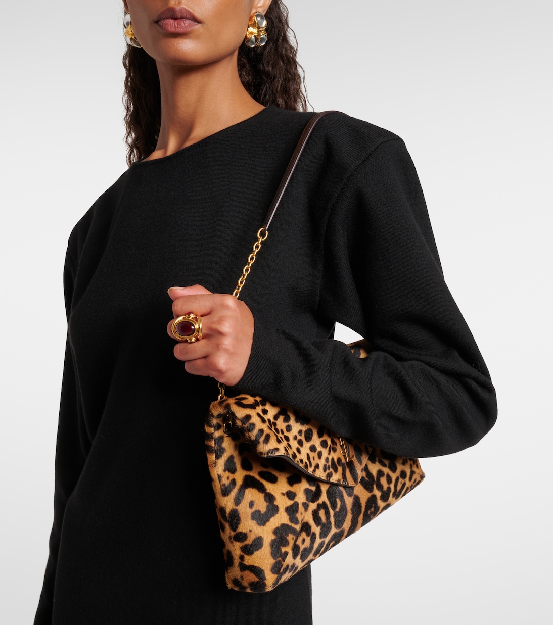 Schultertasche Cassandre aus Kalbshaar | Saint Laurent