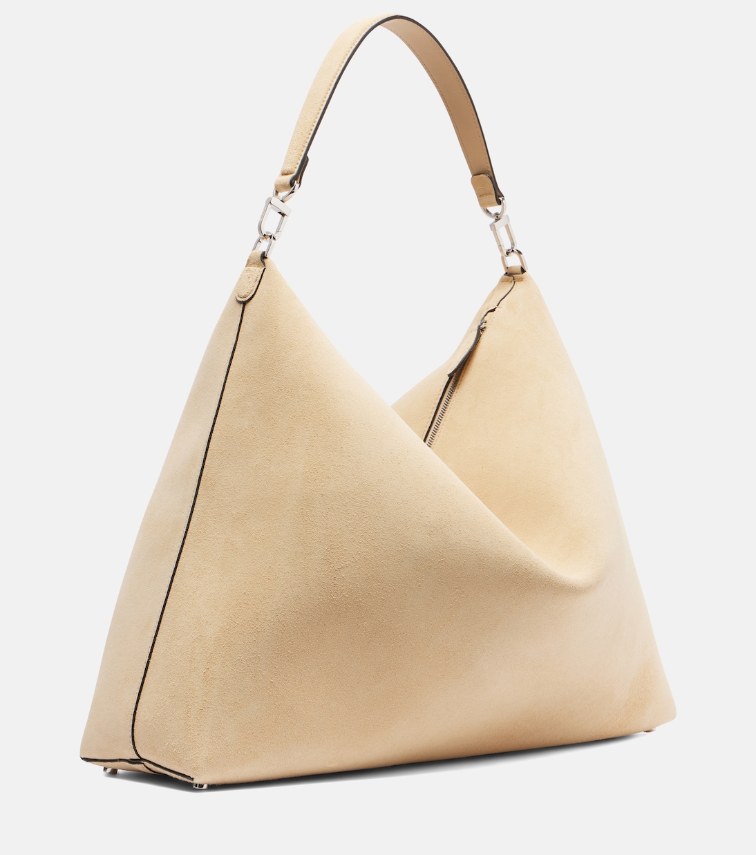 Tote Bag Bevel aus Veloursleder | Toteme