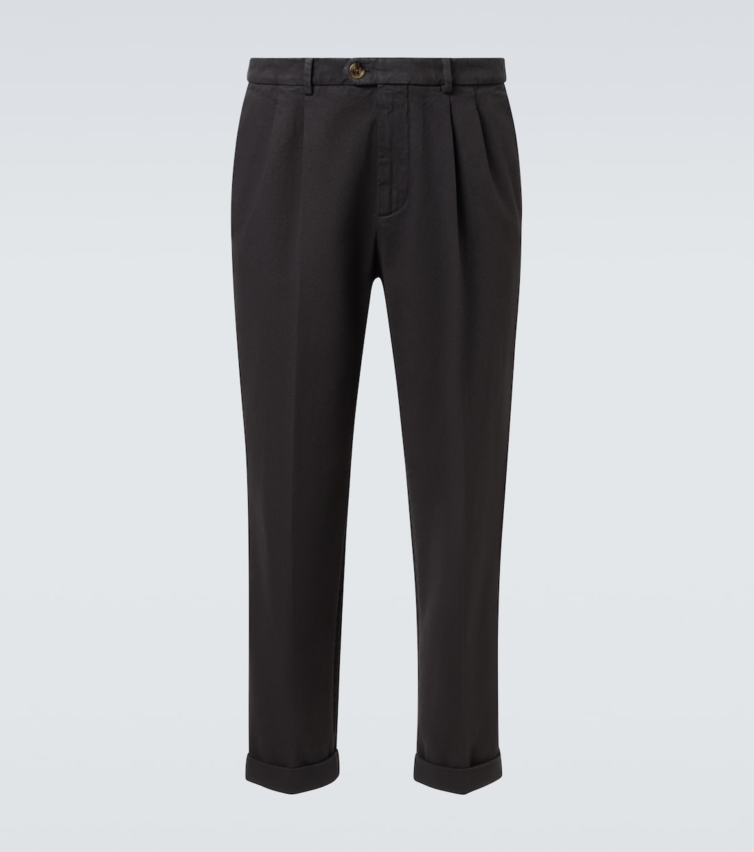 Cotton straight pants | Brunello Cucinelli