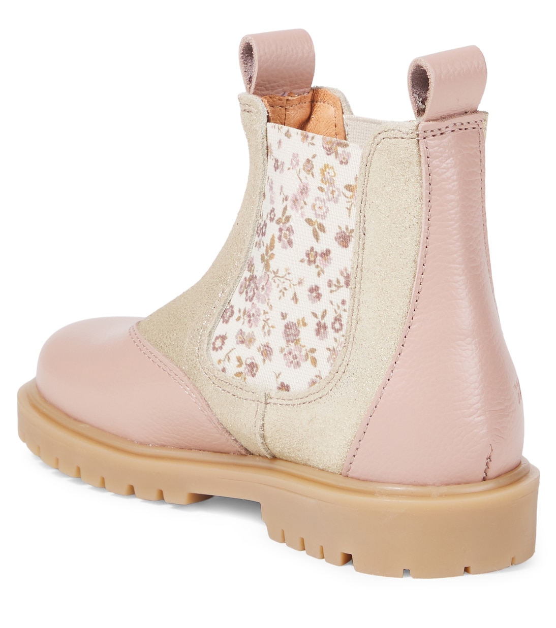 Kana floral leather Chelsea boots | Wheat