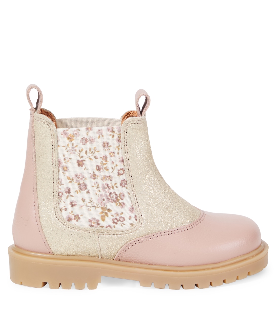 Kana floral leather Chelsea boots | Wheat