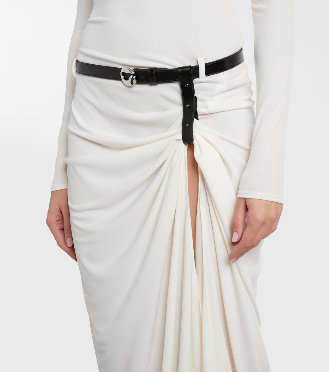 Belted draped gown | Coperni