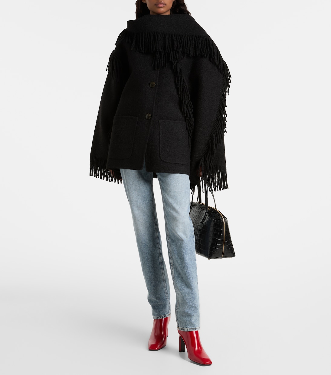 Jean slim à taille haute | Toteme