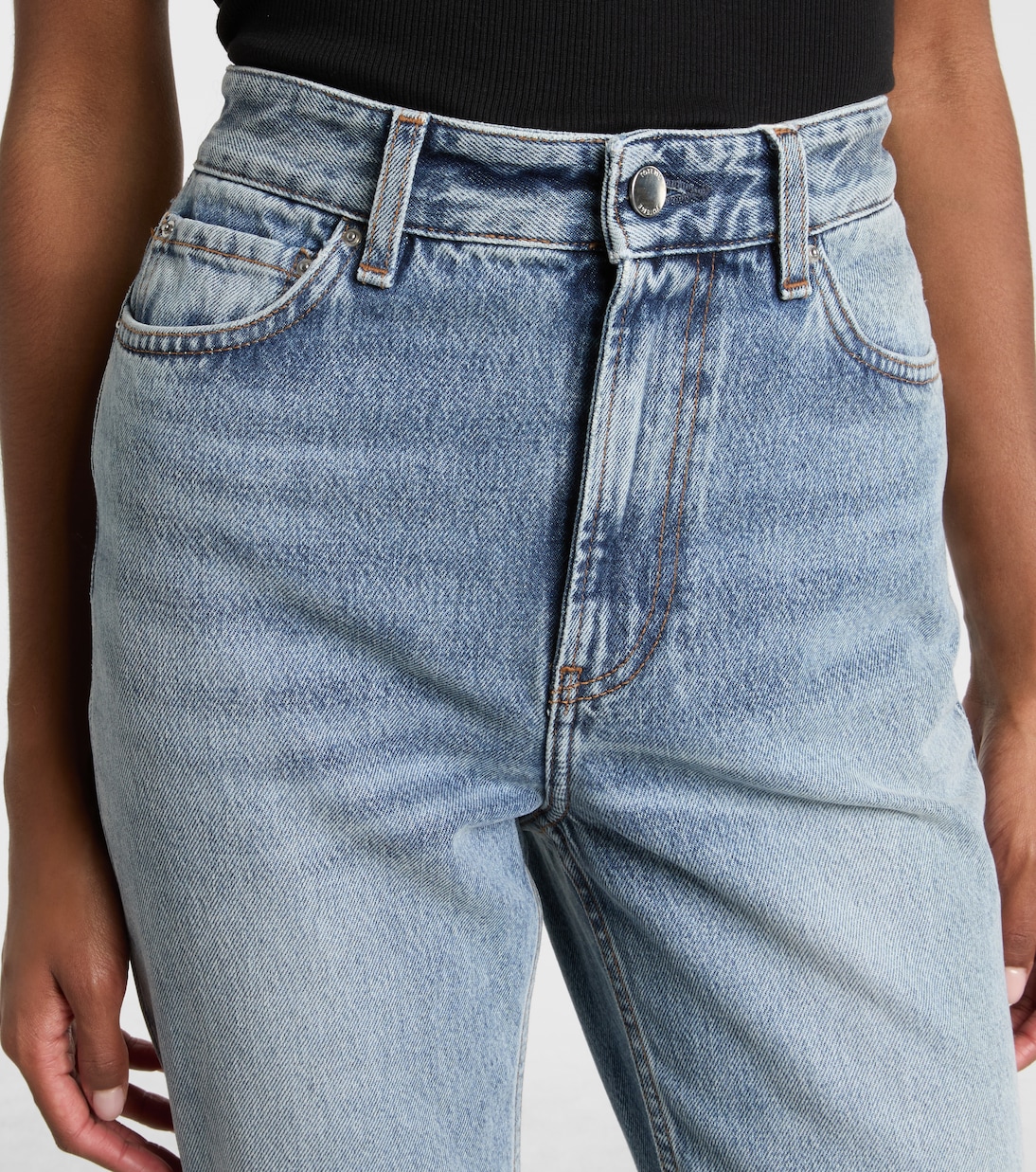 Jean slim à taille haute | Toteme