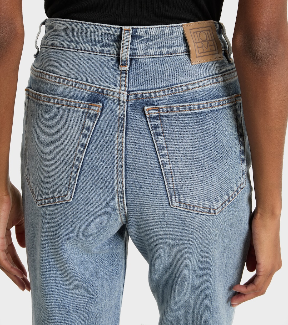 Jean slim à taille haute | Toteme