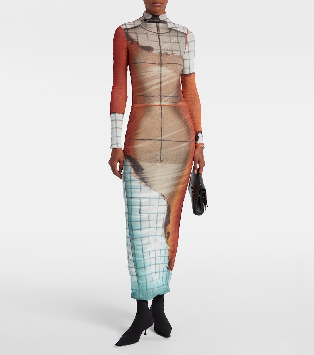 Maxirock Fire aus Tüll | Jean Paul Gaultier