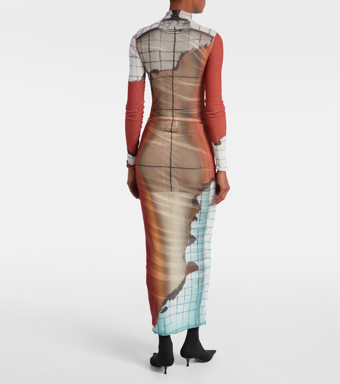 Maxirock Fire aus Tüll | Jean Paul Gaultier