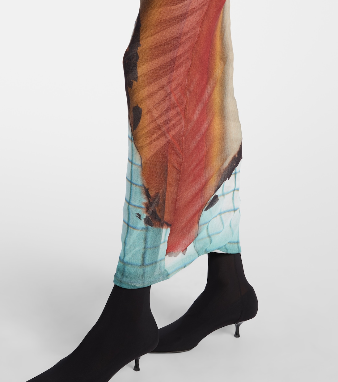 Maxirock Fire aus Tüll | Jean Paul Gaultier