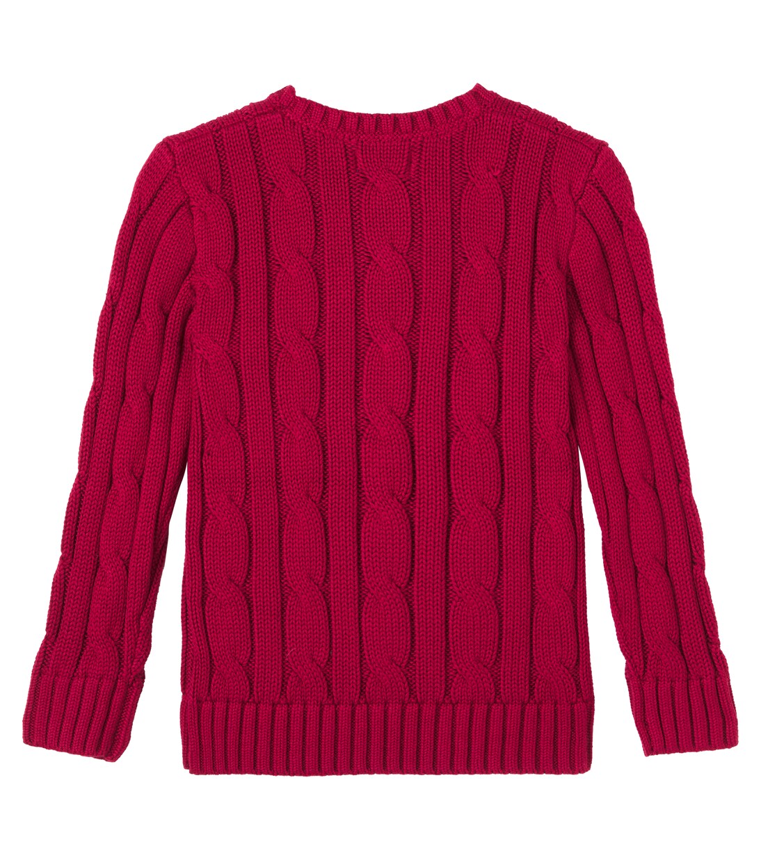Pony cable-knit cotton sweater | Polo Ralph Lauren Kids