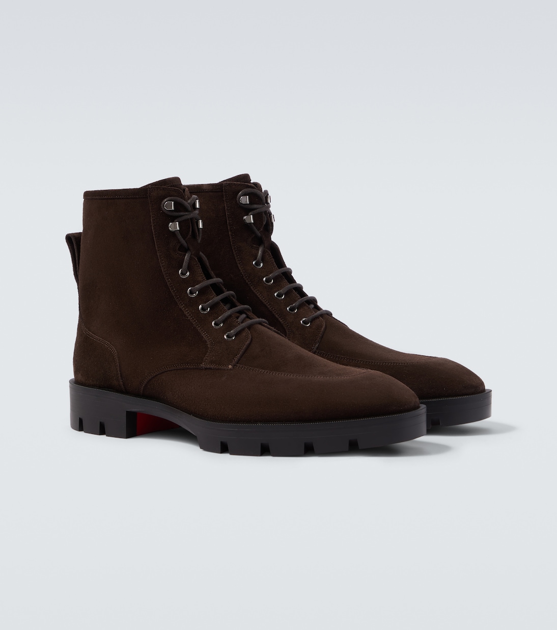 Caracolo Lion leather lace-up boots | Christian Louboutin