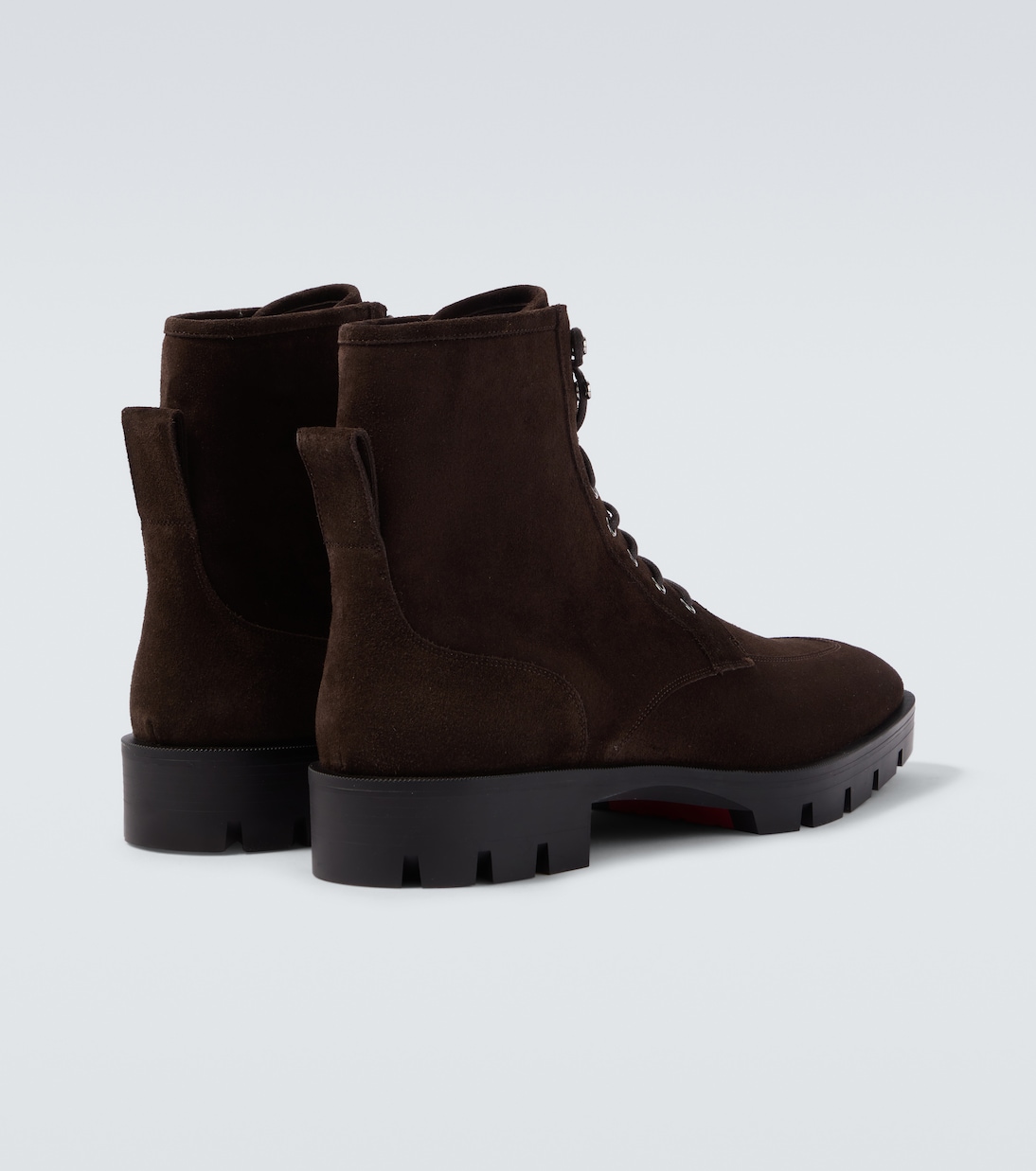 Caracolo Lion leather lace-up boots | Christian Louboutin