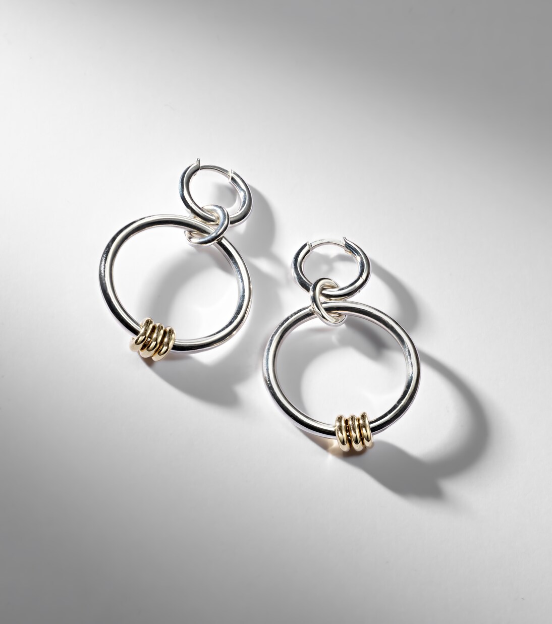 Ohrringe Asha aus Sterlingsilber mit 18kt Gelbgold (750/1000) | Spinelli Kilcollin