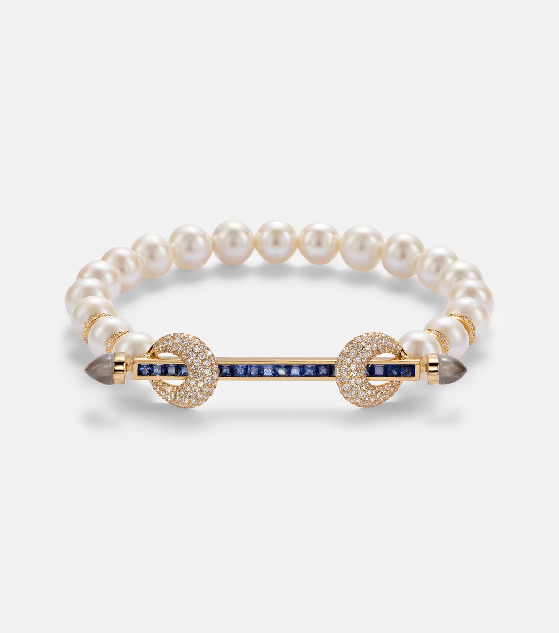 Bracelet Chakra en or 18 ct et pierres précieuses | Ananya