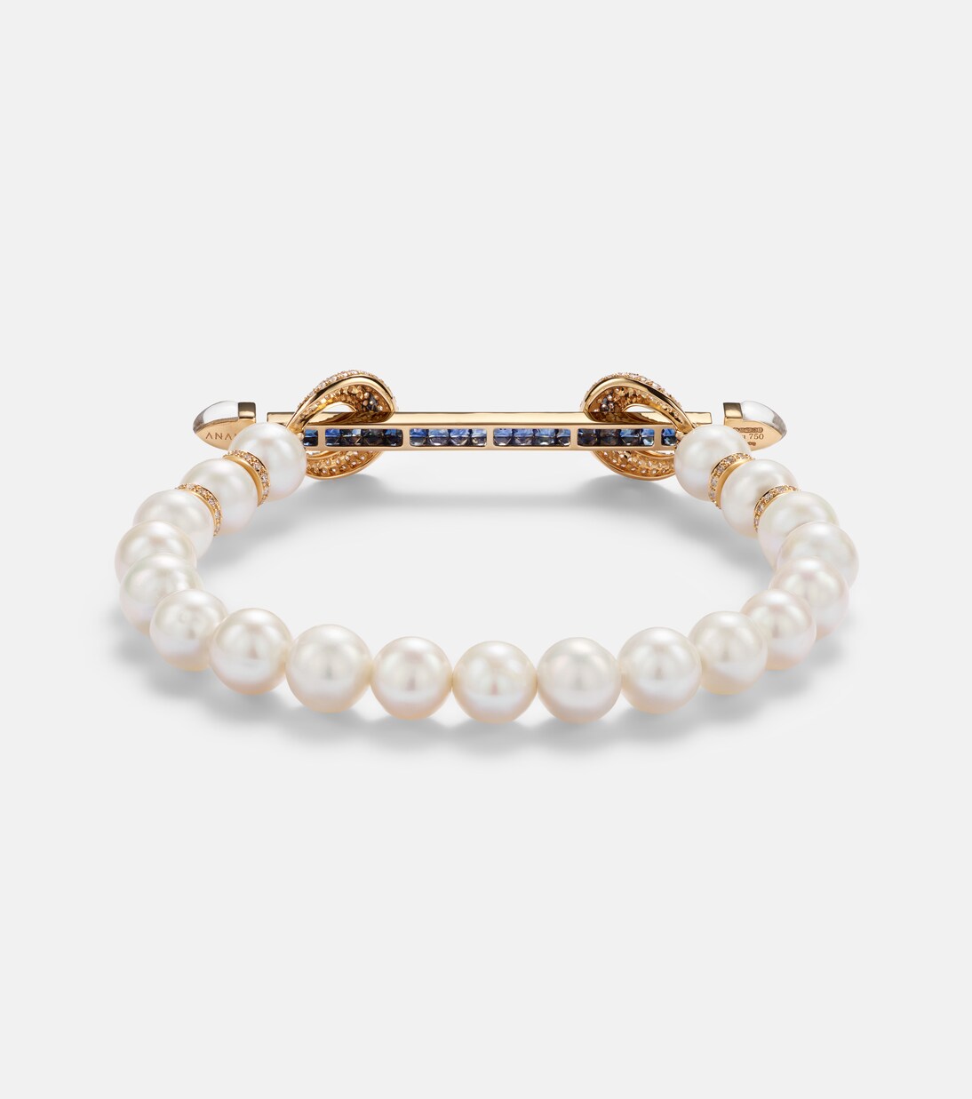 Bracelet Chakra en or 18 ct et pierres précieuses | Ananya