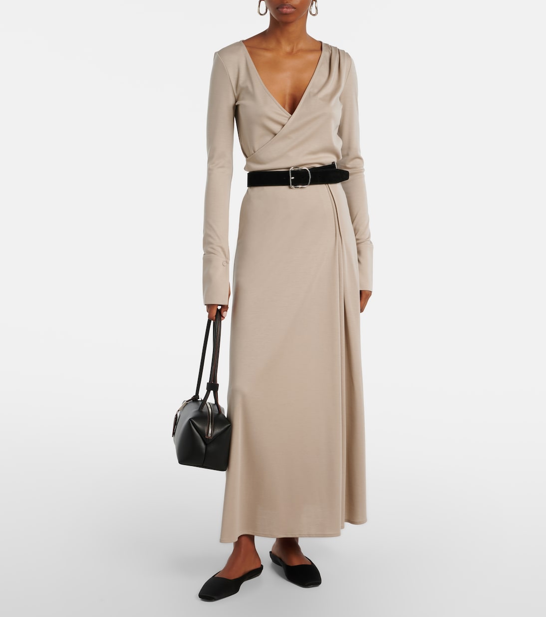 Adagio virgin wool wrap top | Max Mara