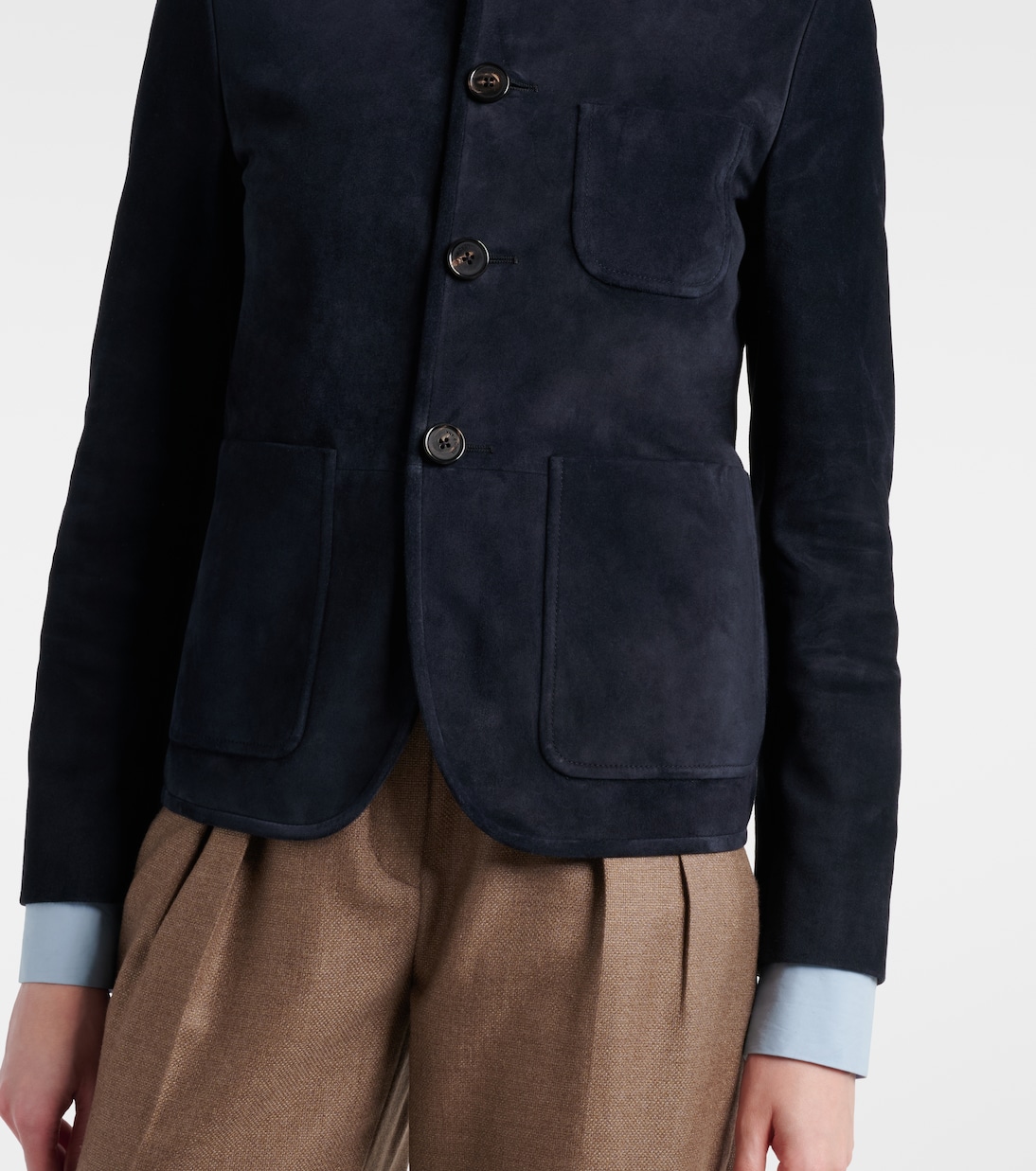 Spagna Mini suede jacket | Loro Piana