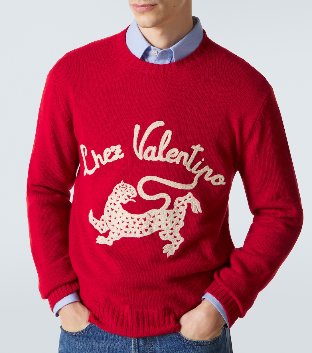 Chez Valentino virgin wool sweater | Valentino