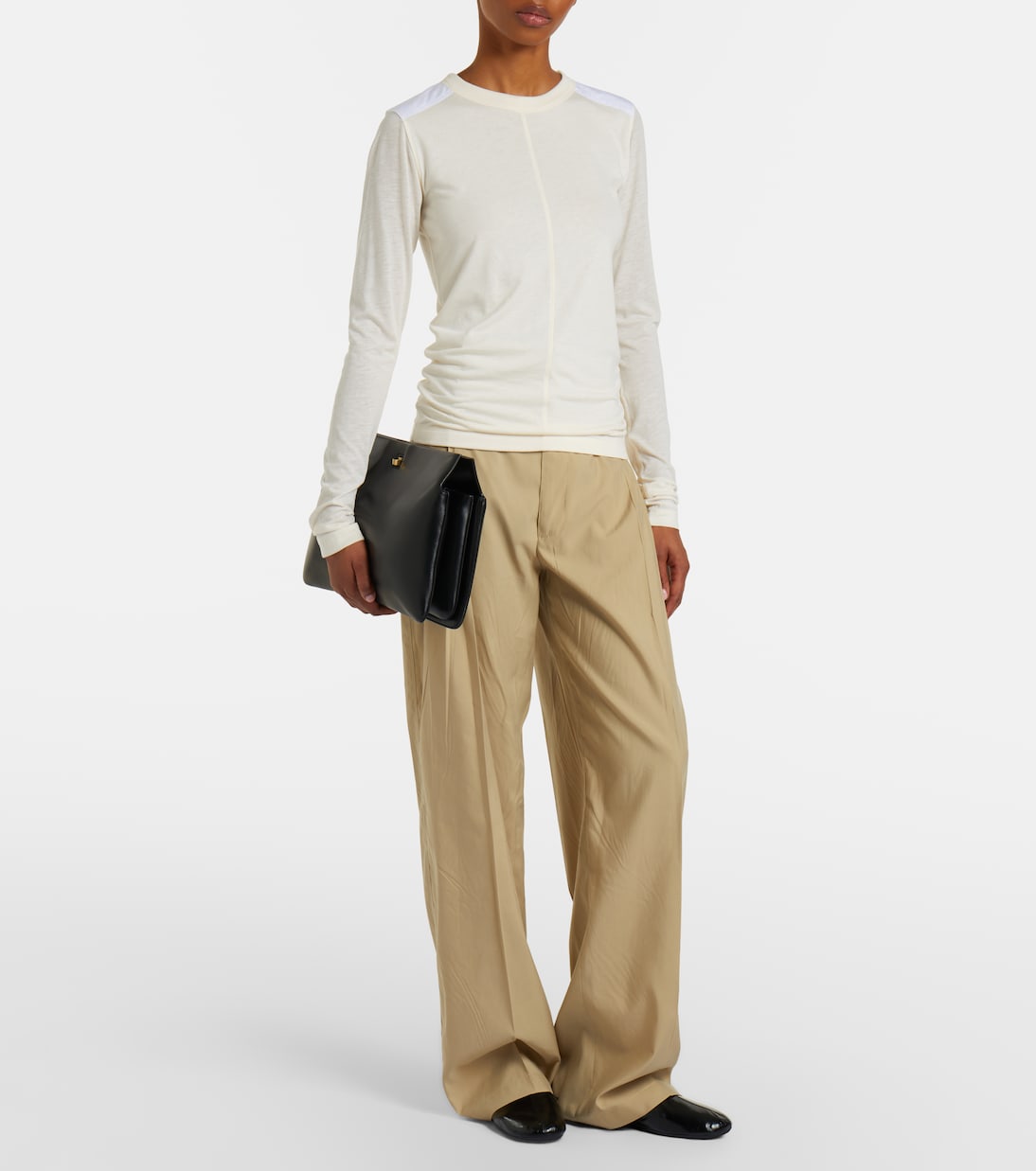 Longsleeve aus Jersey | Phoebe Philo