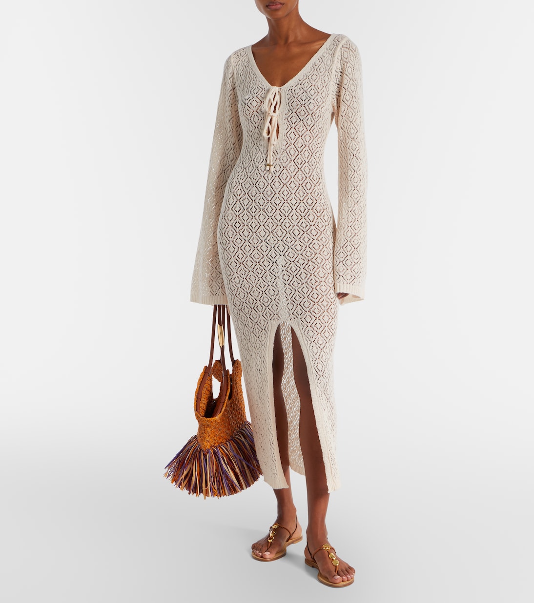 Joan open-knit beach cover-up | Bananhot