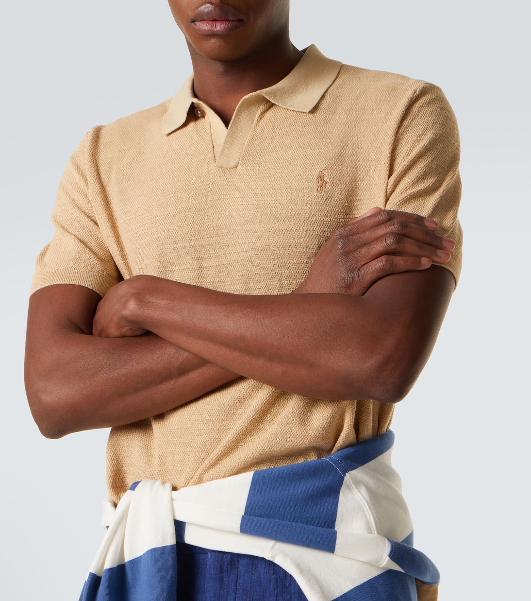 Cotton and linen polo shirt | Polo Ralph Lauren