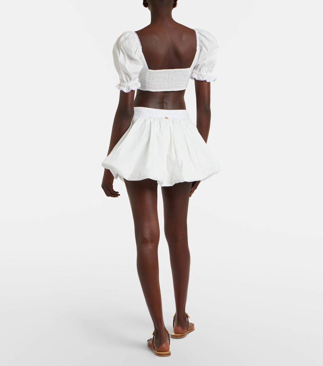 Minigonna Micaela in popeline di cotone | Bananhot