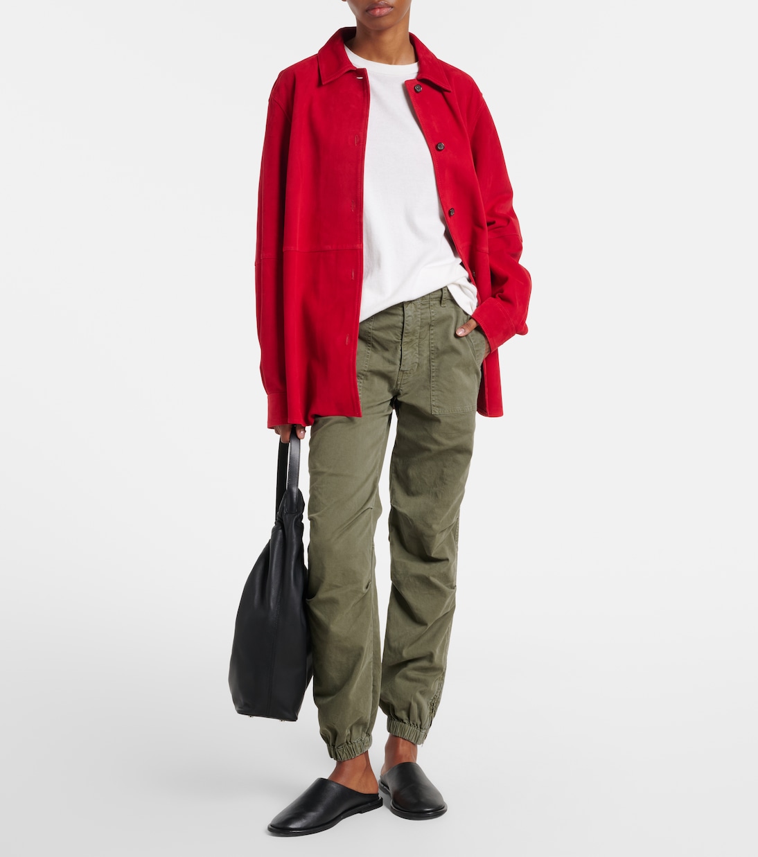 Pantalon fuselé Utility en coton | Nili Lotan