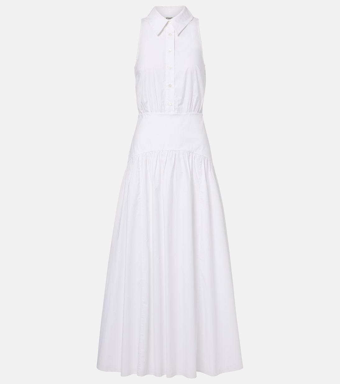 Romy cotton poplin midi dress | Staud