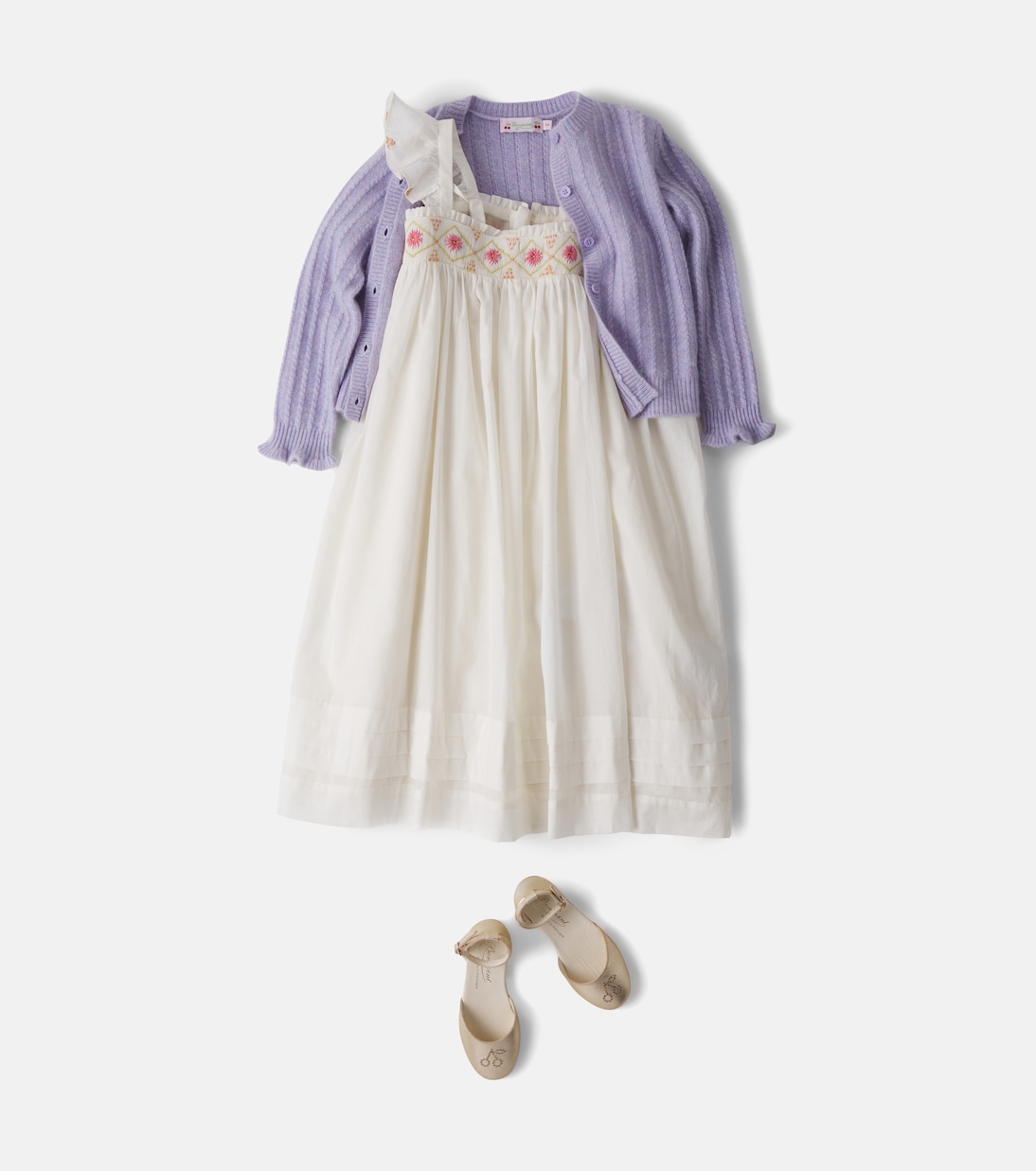 Laora embroidered cotton dress | Bonpoint