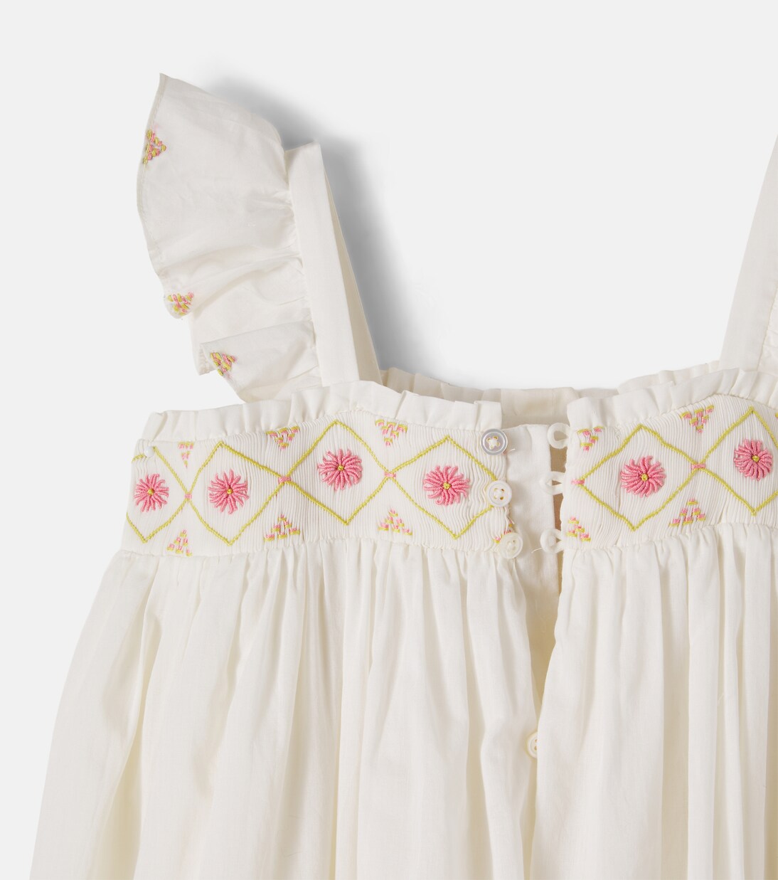 Laora embroidered cotton dress | Bonpoint