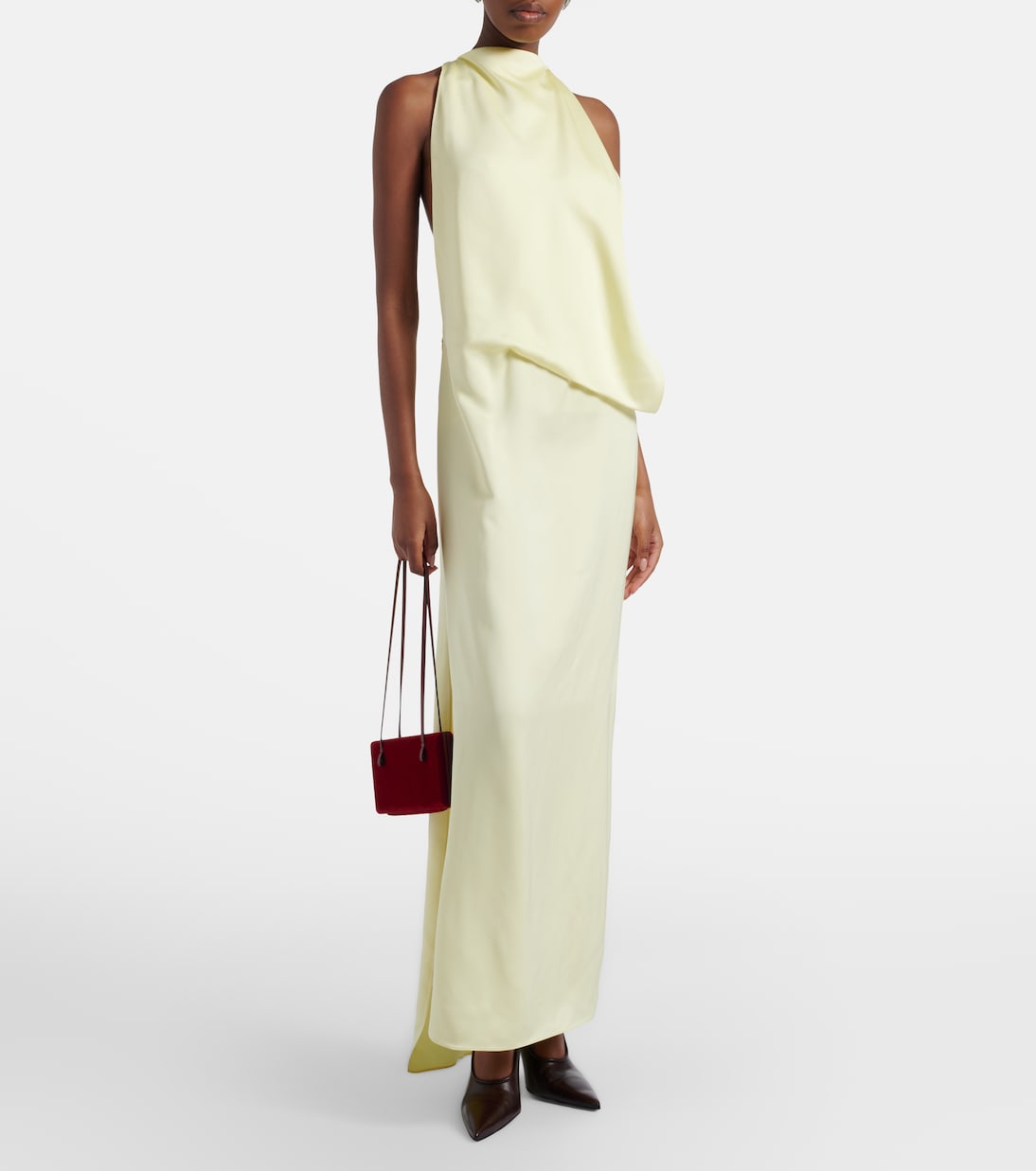 Dolmen satin gown | Sportmax